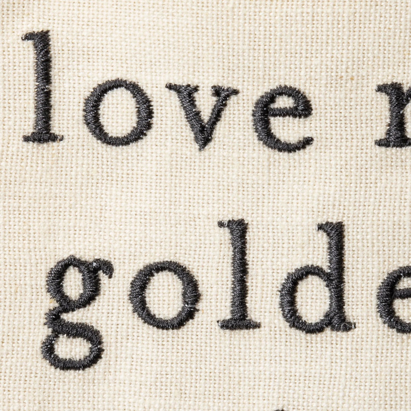 Love My Golden Retriever Kitchen Towel