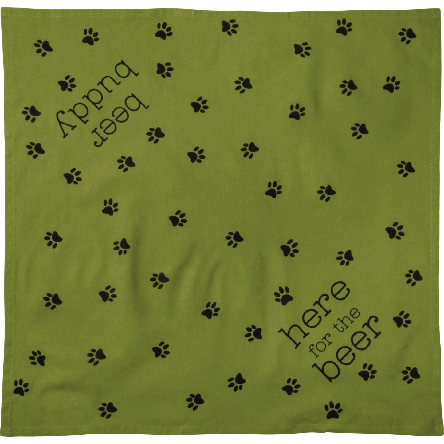 Here/Beer Buddy Large Pet Bandana
