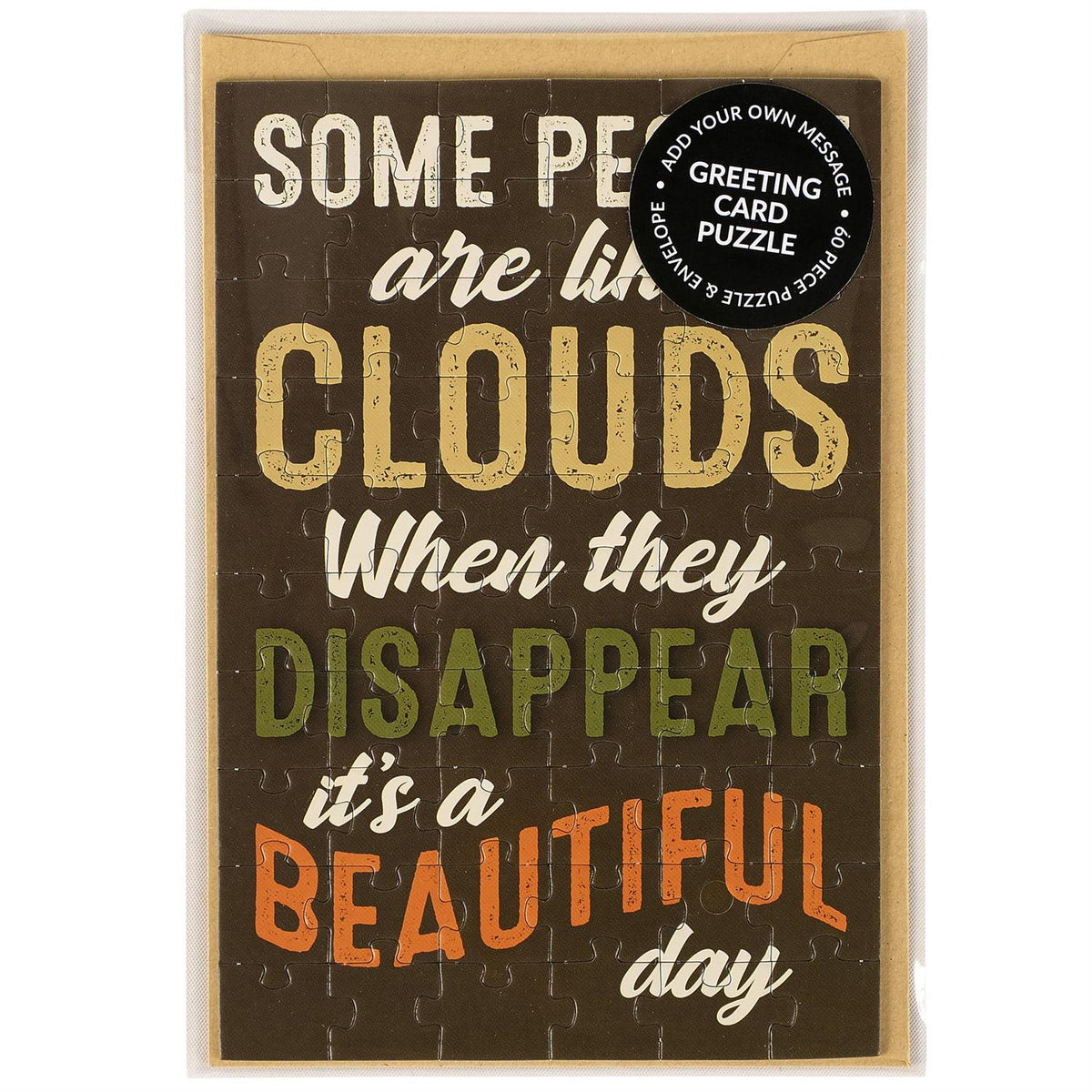 Beautiful Day Puzzle Card