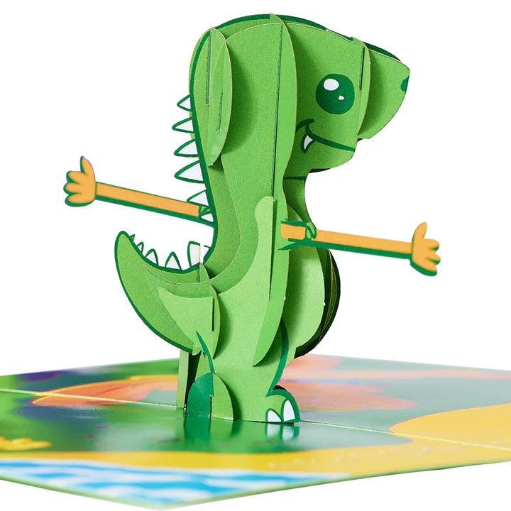 Unstoppable T Rex 3D Card