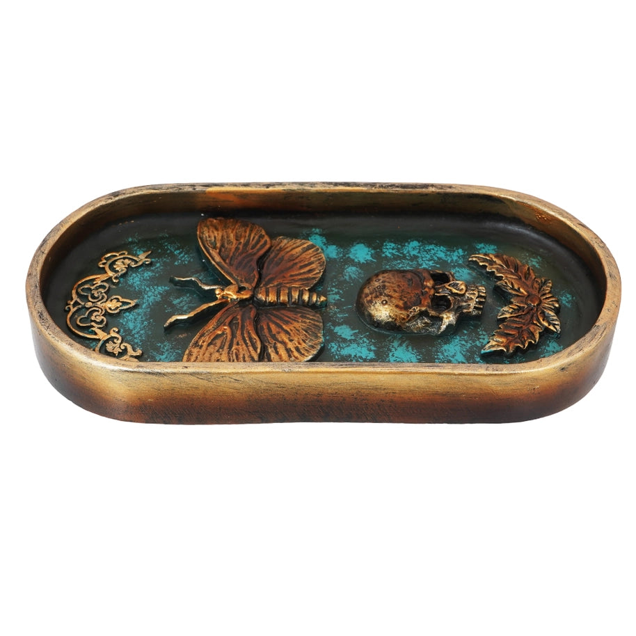 Moth & Skull Incense Burner