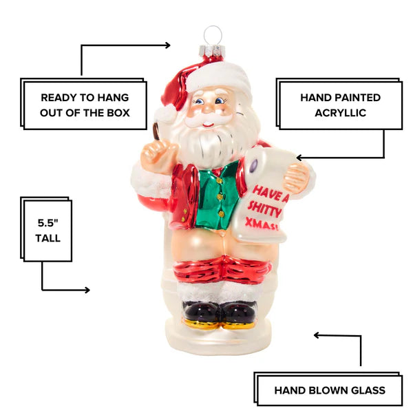 Don't Forget to Wipe Ornament