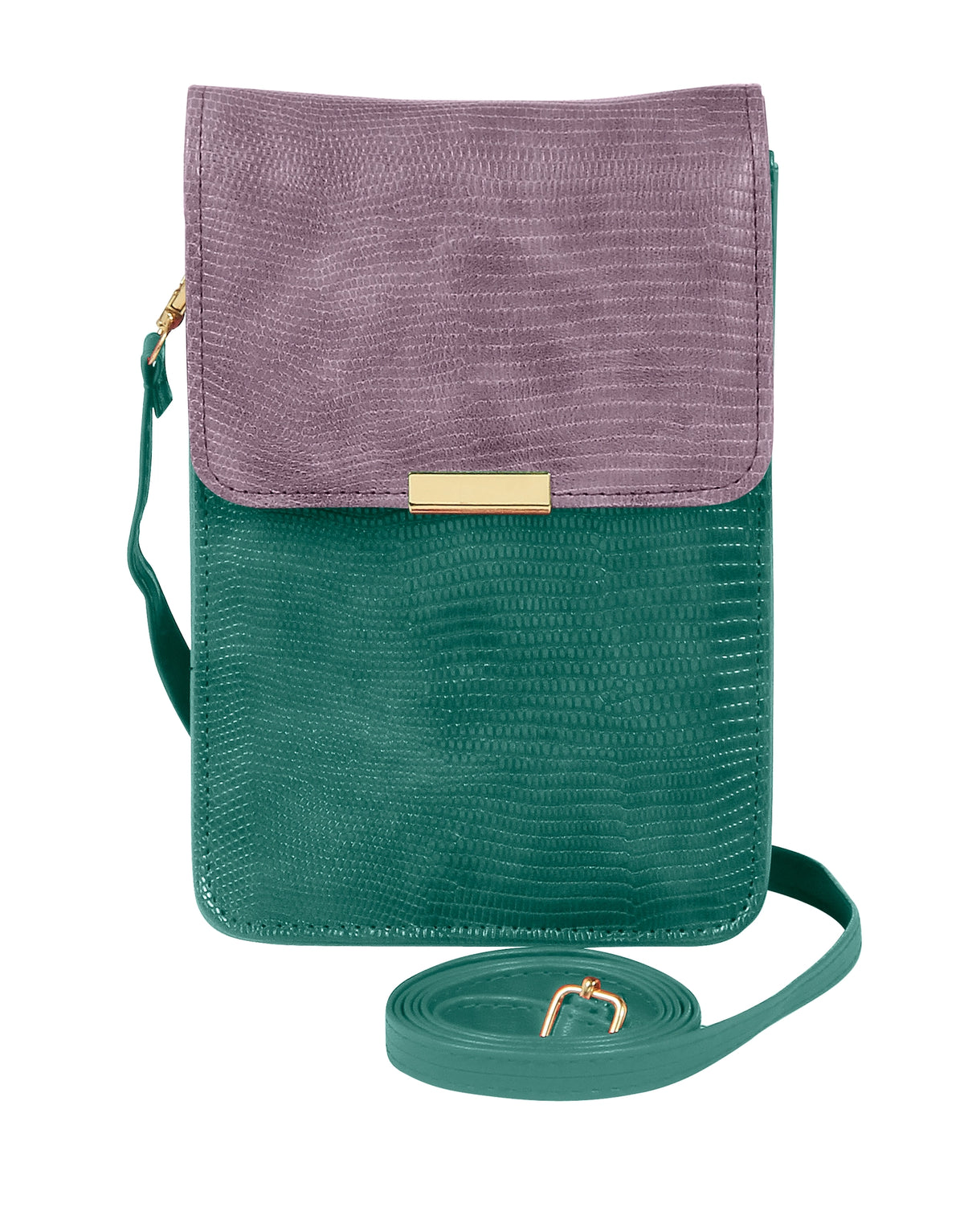 Two Toned Cross Body Bag
