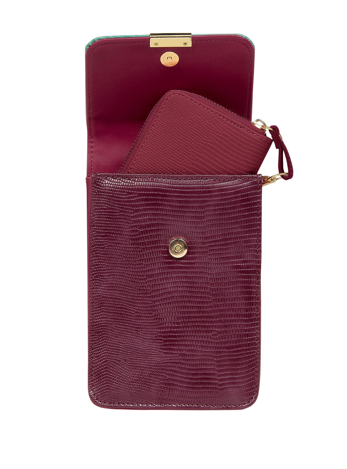 Two Toned Cross Body Bag