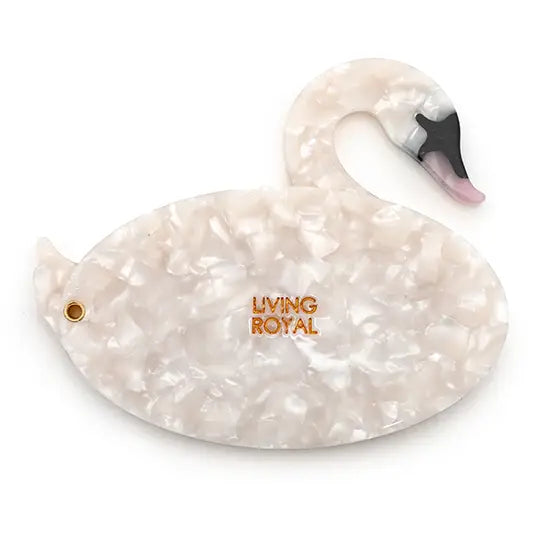 Swing-Hinge Folding Compact Mirror Swan