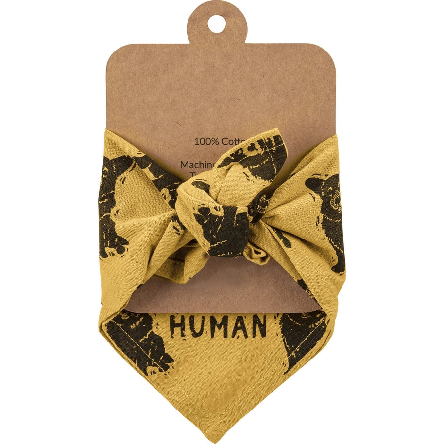 Corgi/Love My Human Small Pet Bandana