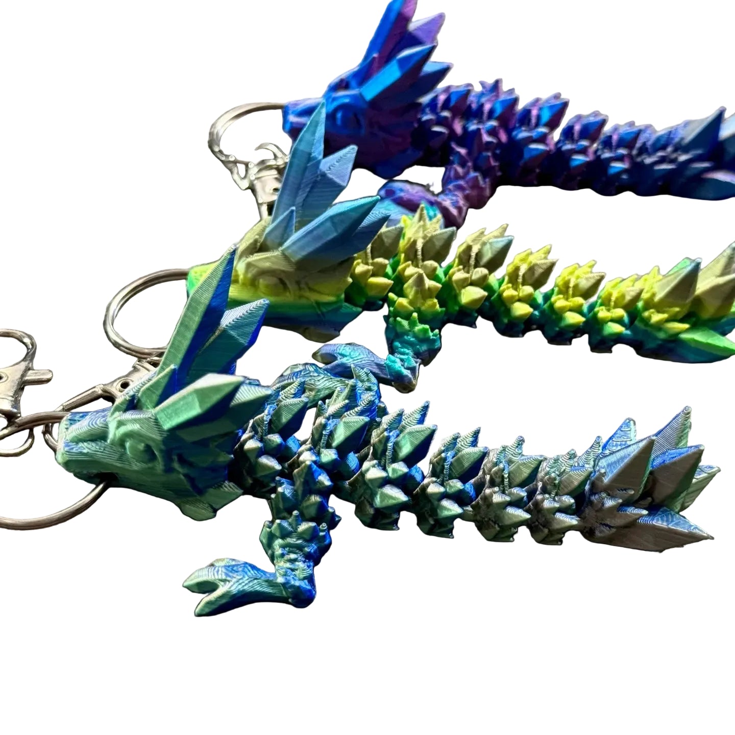 Crystal Dragon Keychain