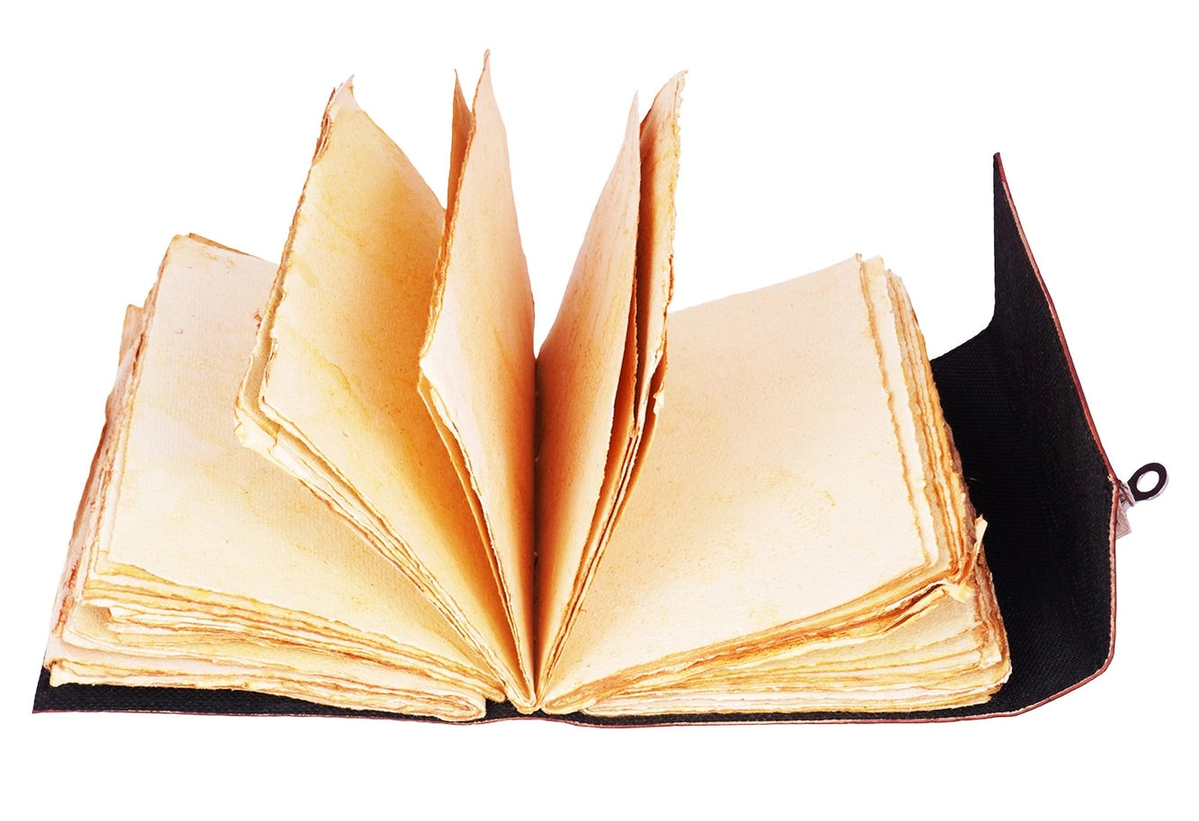 Fairy Leather Embossed Journal with Metal Fairy and Corners