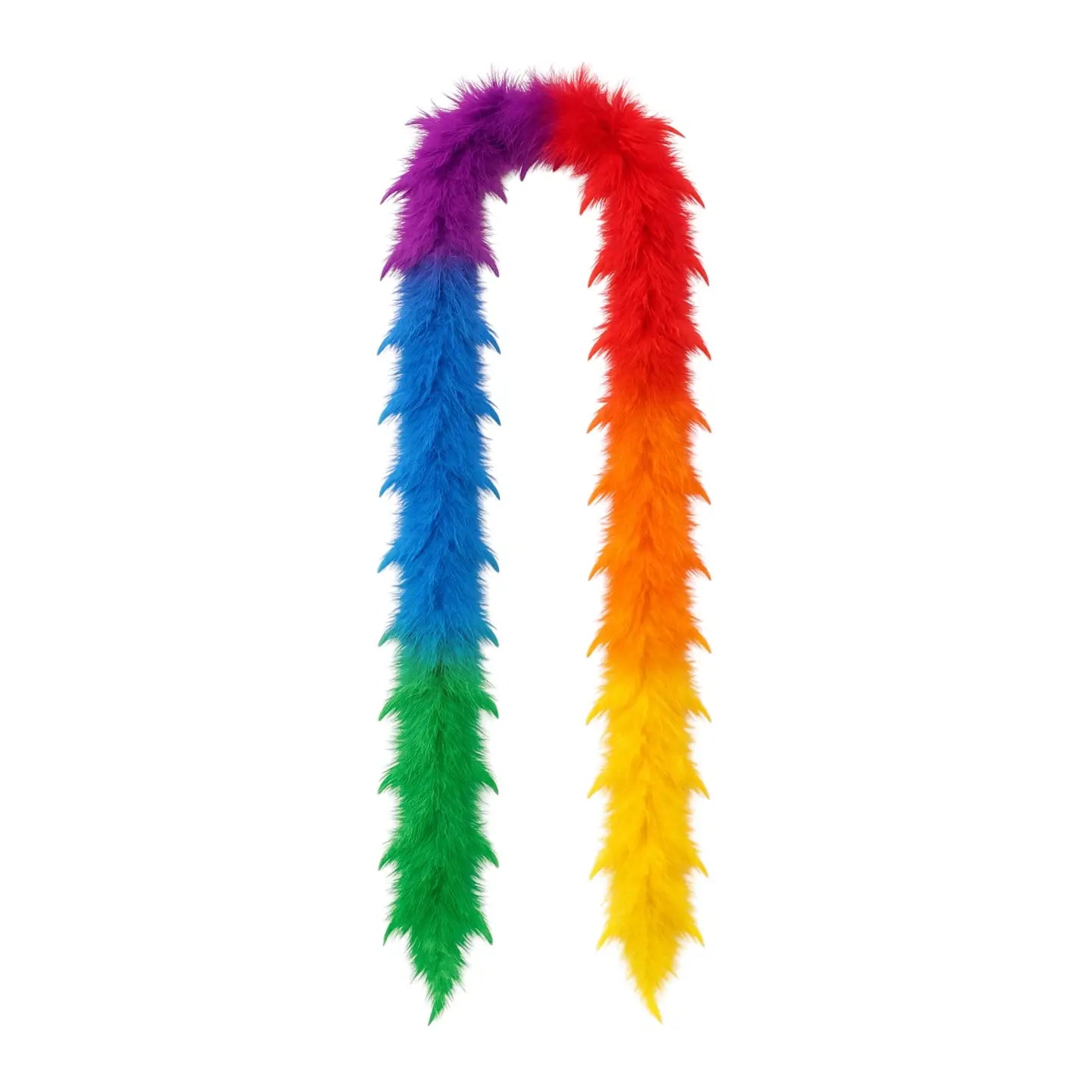Rainbow Feather Boa