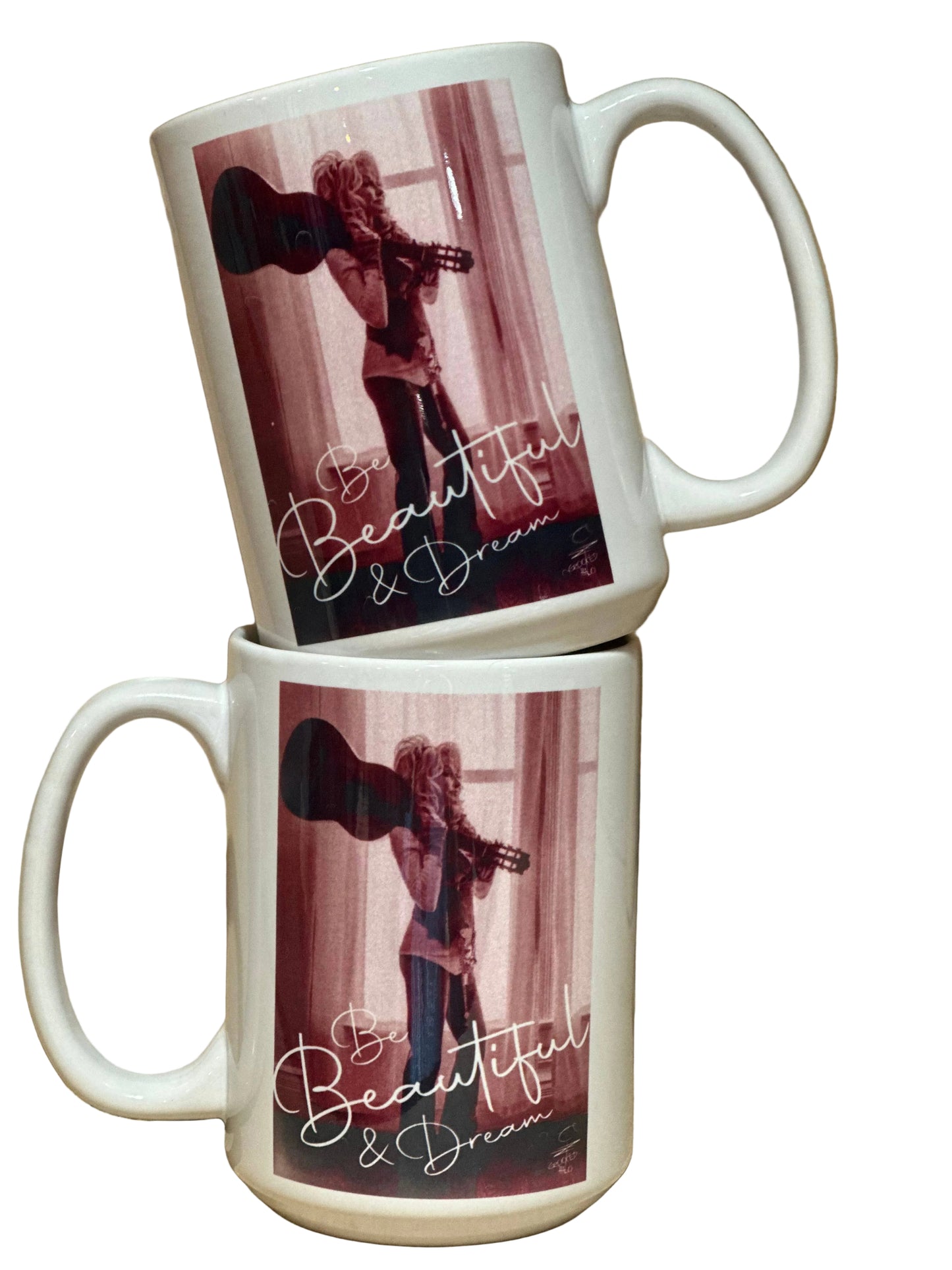 Dolly Beautiful and Dream 15oz Ceramic Coffee Mug