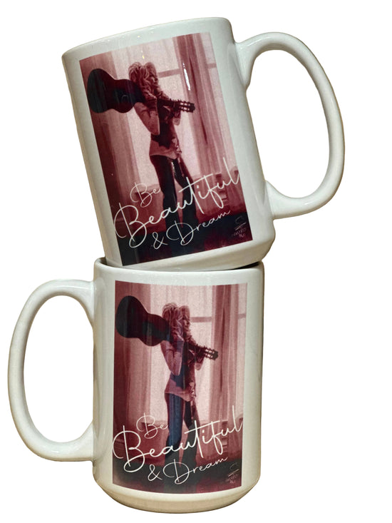 Dolly Beautiful and Dream 15oz Ceramic Coffee Mug
