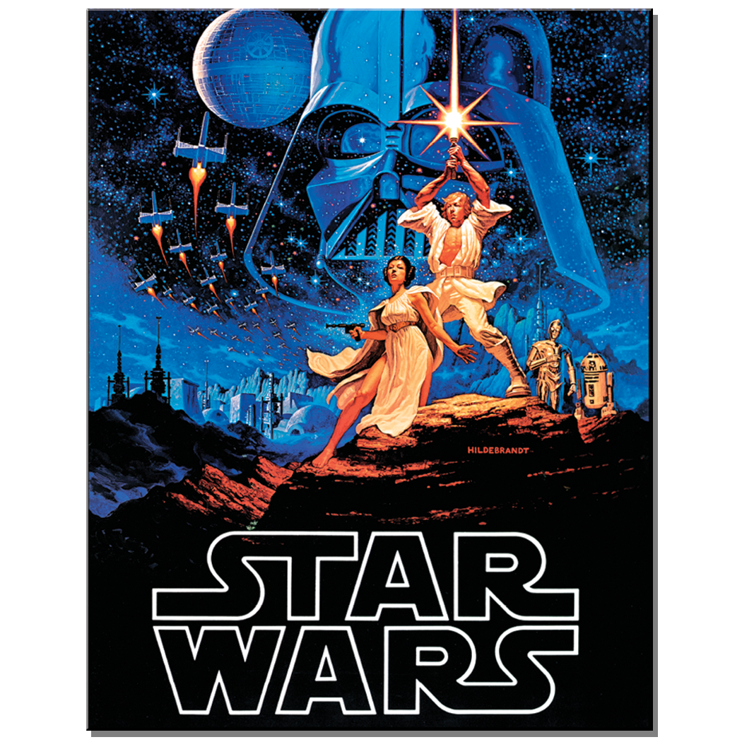 Star Wars Hildebrandt Tin Sign