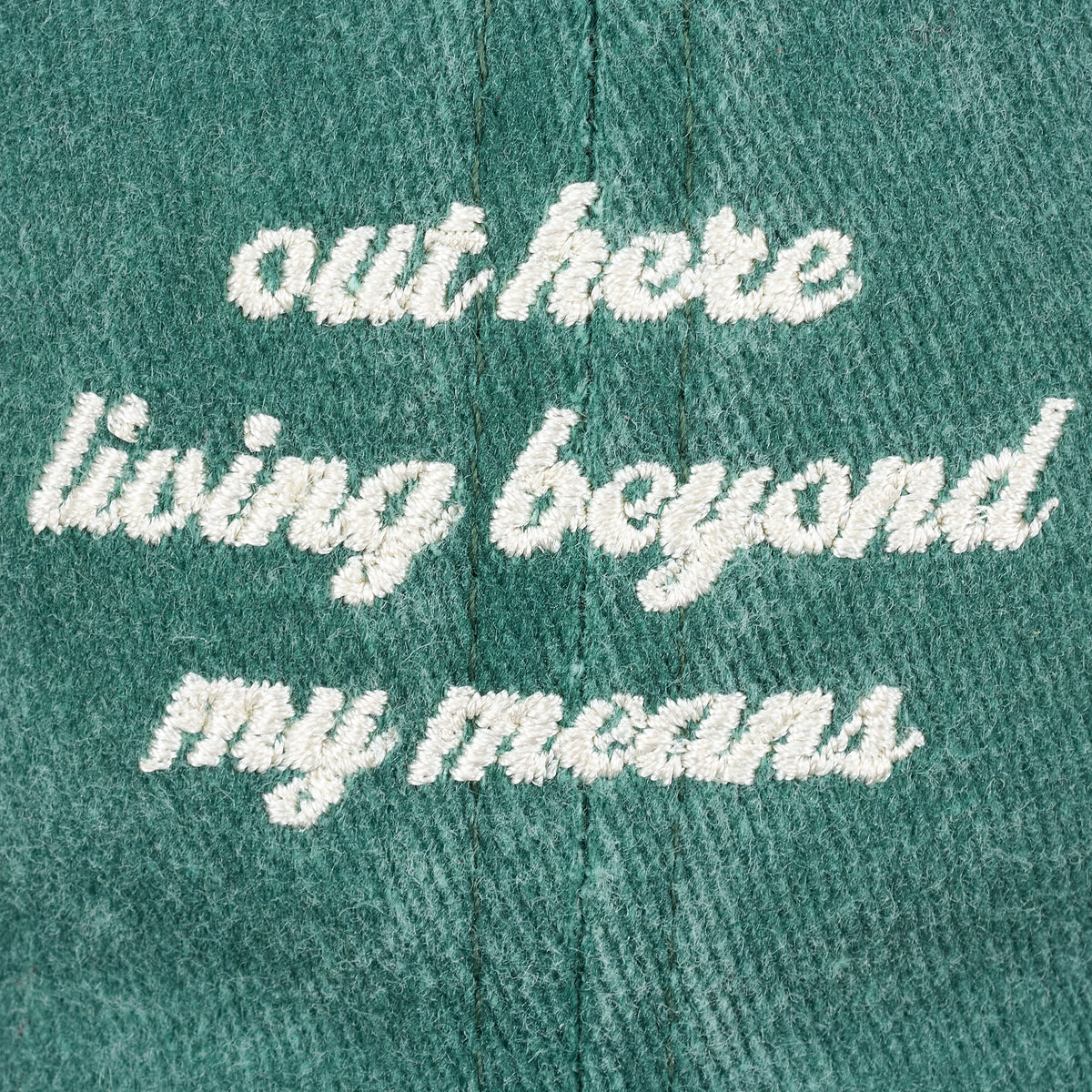 Living Beyond My Means Baseball Cap