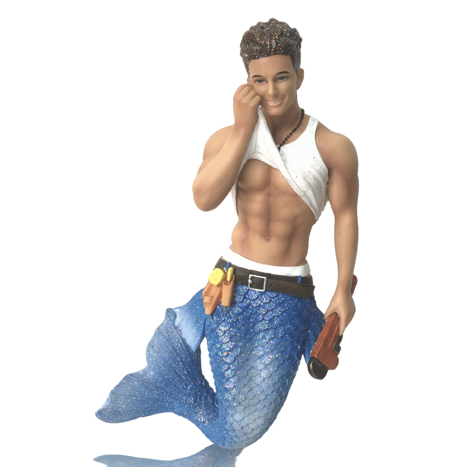 Plumber Crack Merman Ornament