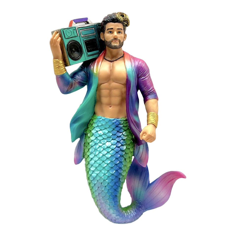 Big Booming Box Merman Ornament