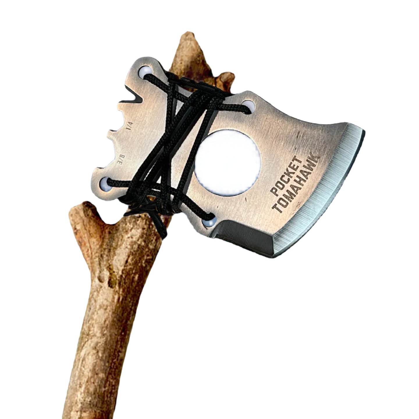Pocket Tomahawk Survival Tool w/ Paracord Rope