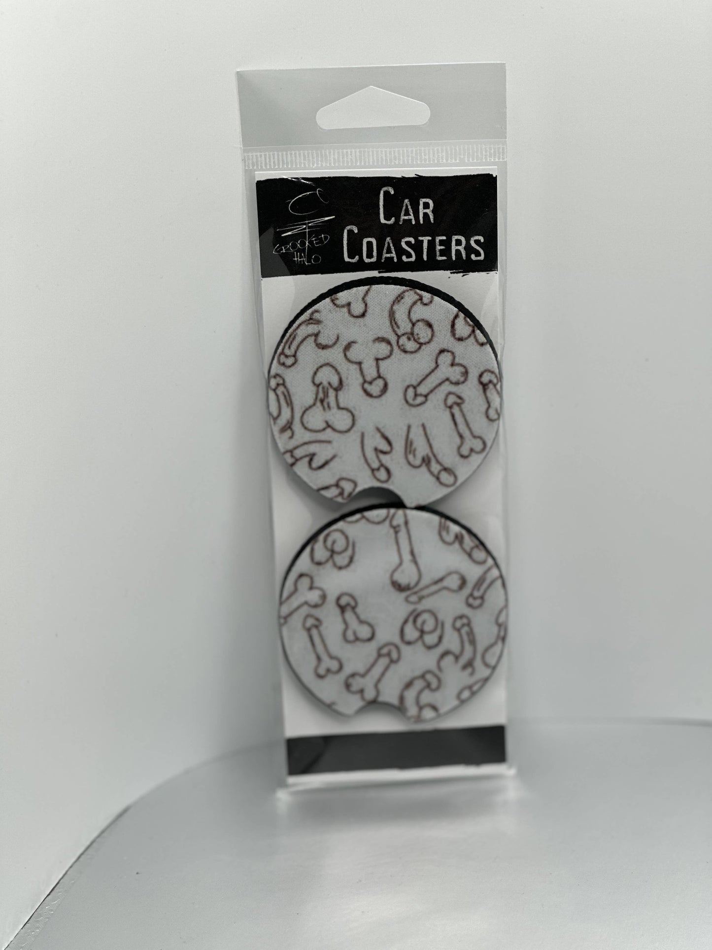 Penis Set of 2 Neoprene Coasters