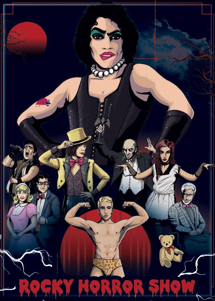 Rocky Horror Show Group Magnet