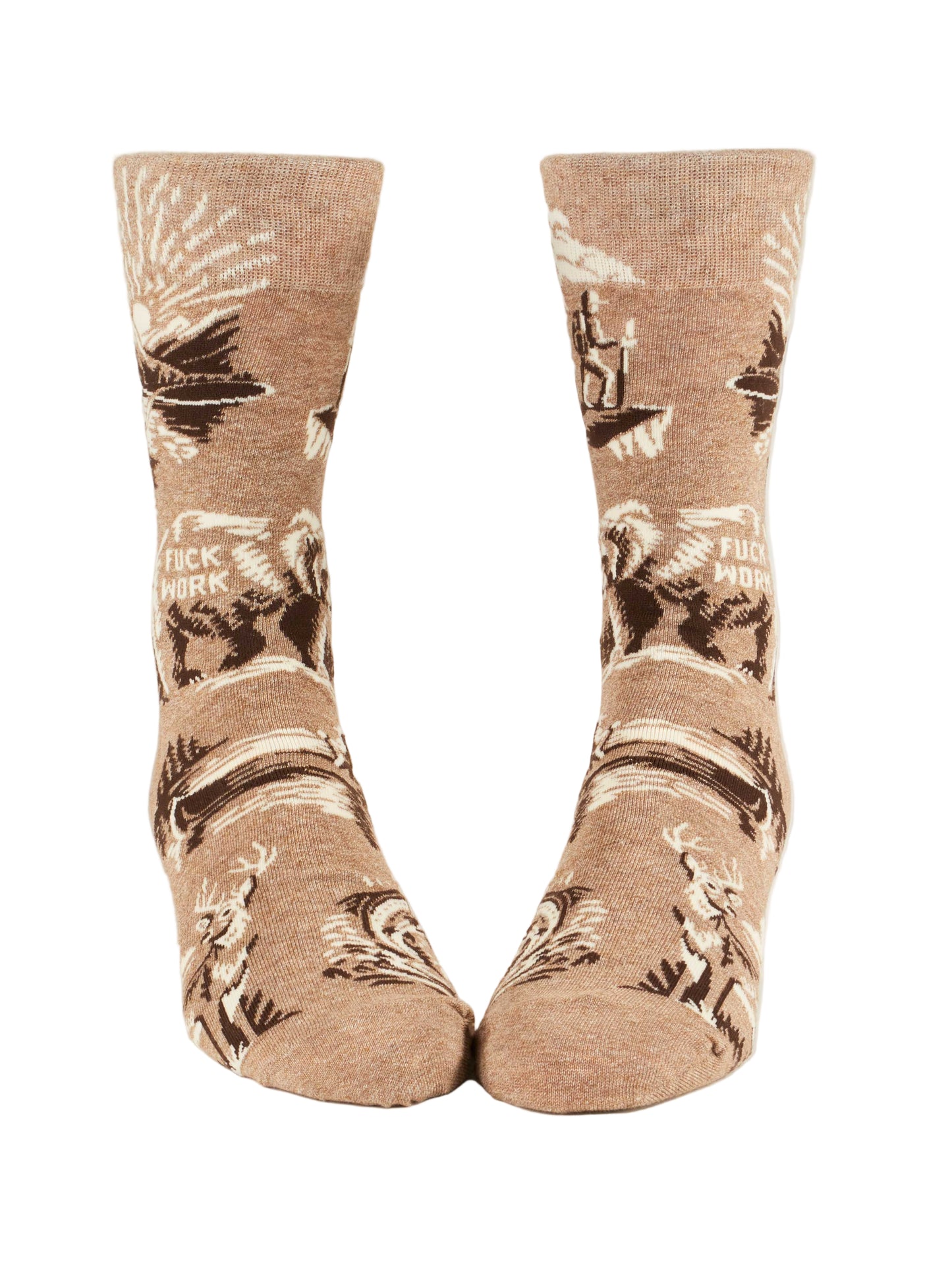 Fuck Work Men’s Crew Socks