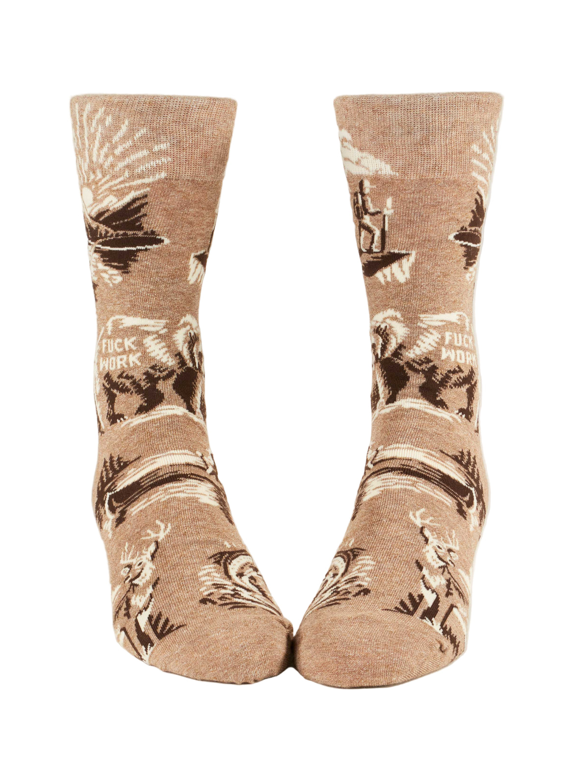 Fuck Work Men’s Crew Socks