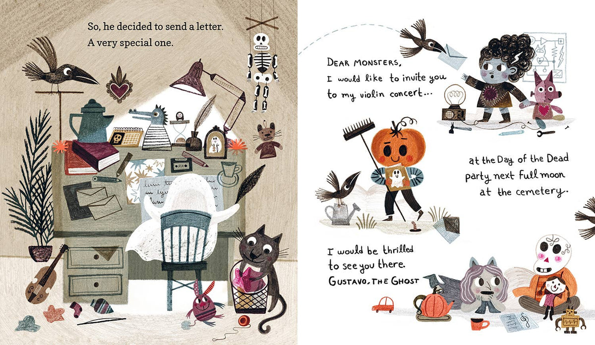 Gustavo, The Shy Ghost Book