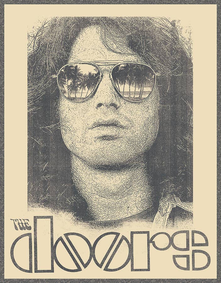 DOORS Morrison Shades Tin Sign