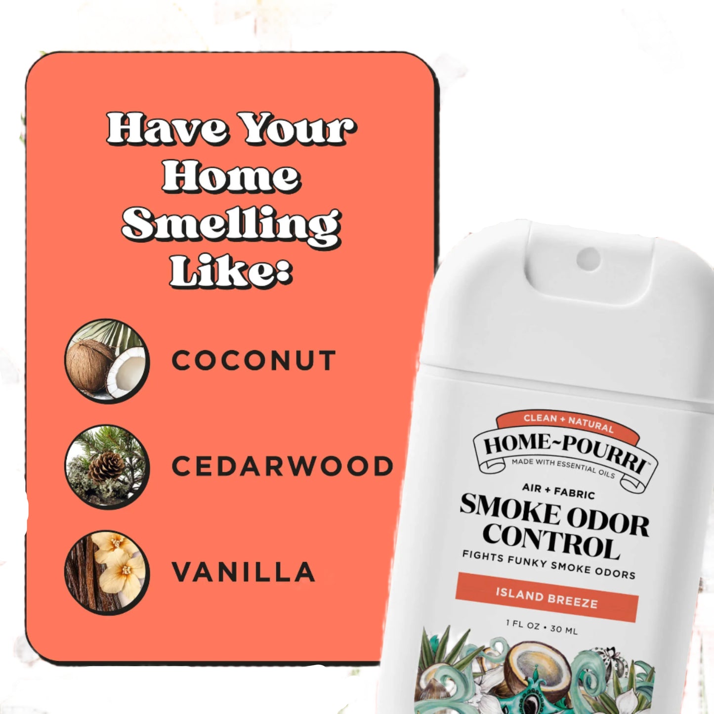 Home-Pourri Smoke Odor Control Pocket Sprayer