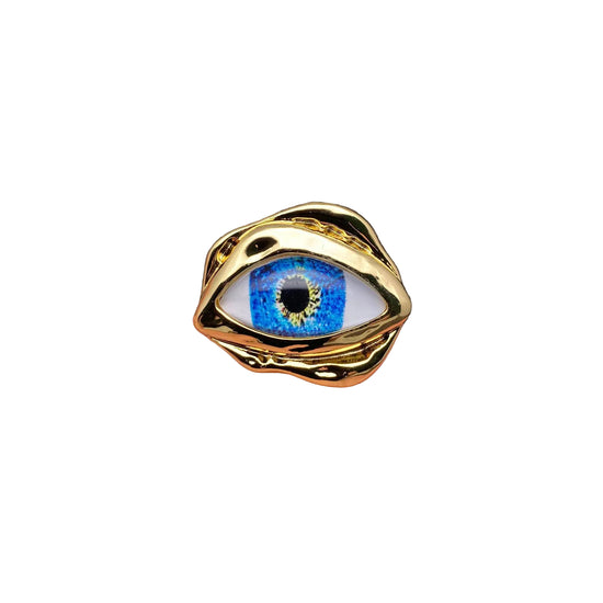 18K Gold Plated Evil Eye Ring