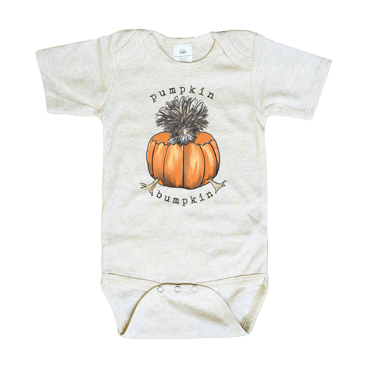 Pumpkin Bumpkin Chicken Fall Farm Onesie
