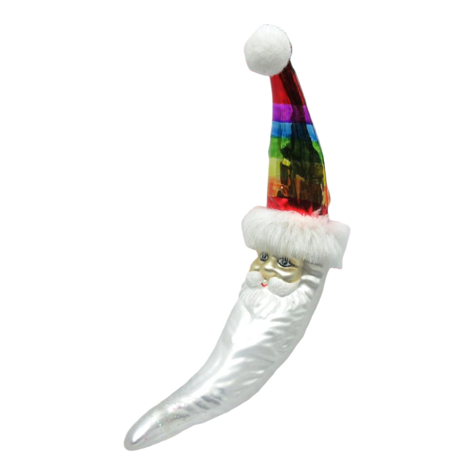 Rainbow Moon Ornament