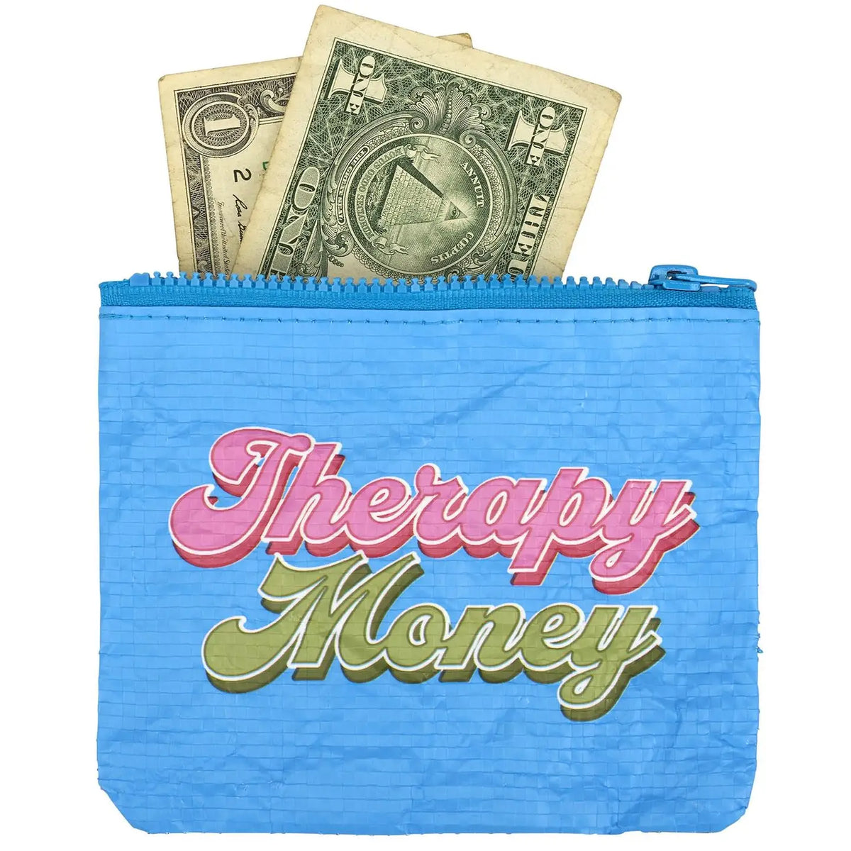 Therapy Money Zipper Wallet