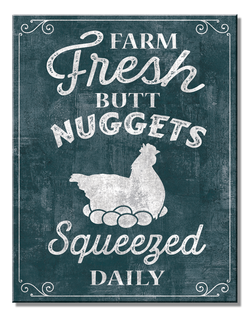 Farm Nuggets Tin Sign