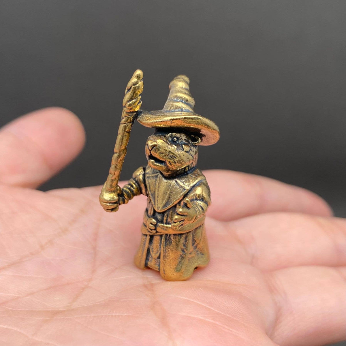 Brass Magic Mouse Desktop Ornament