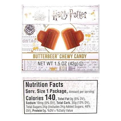 Harry Potter Butterbeer Chewy Candy Tin