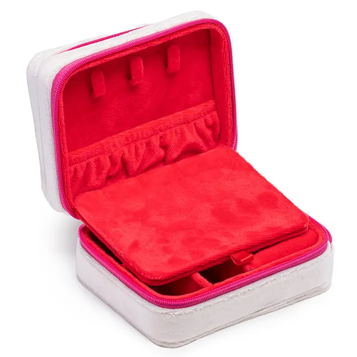 Queen of Hearts Jewelry Zip Case