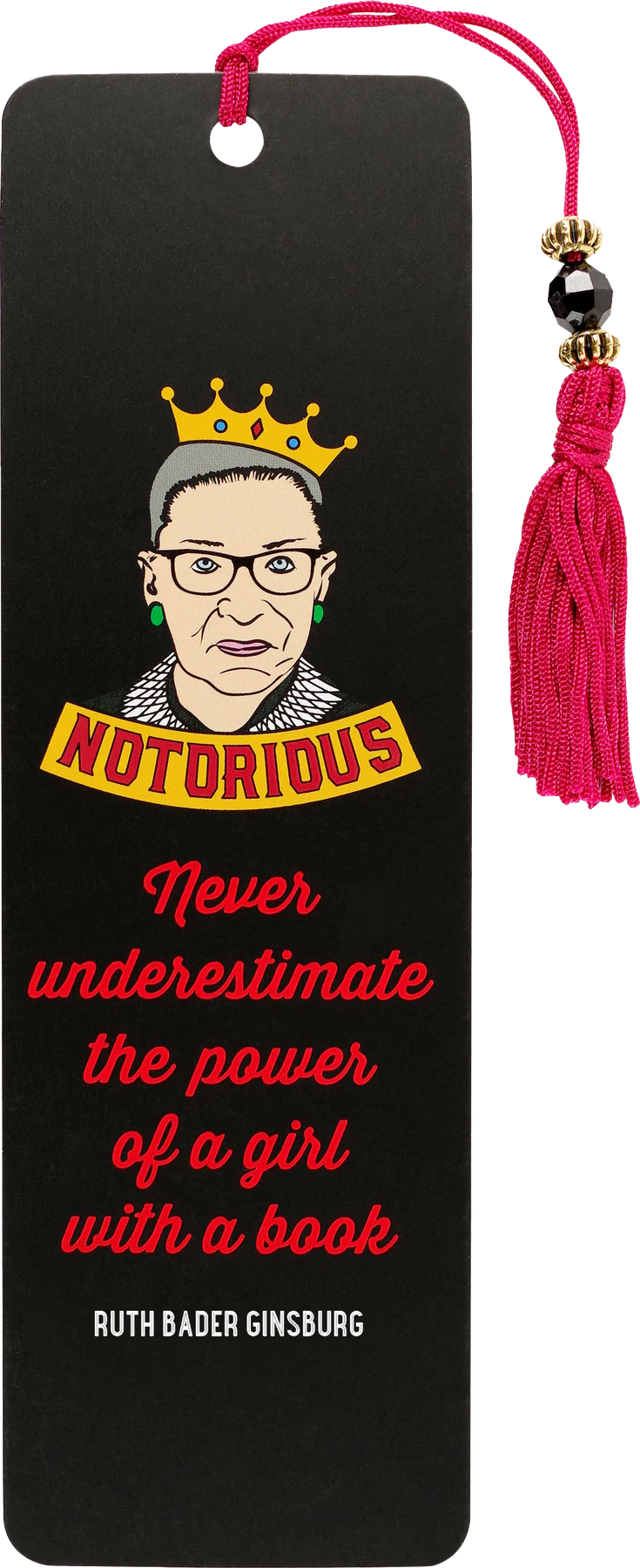 RBG Beaded Bookmark