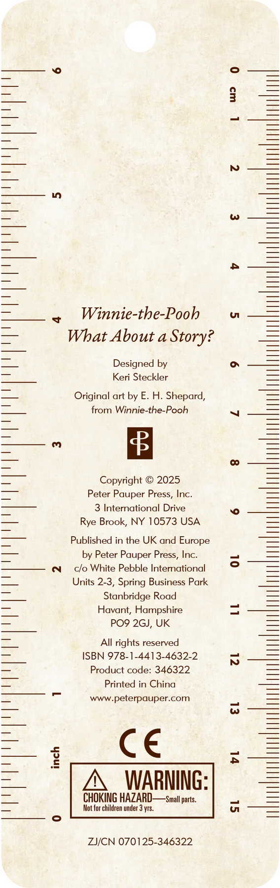 Winnie-the-Pooh What About A Story? Youth Bookmark