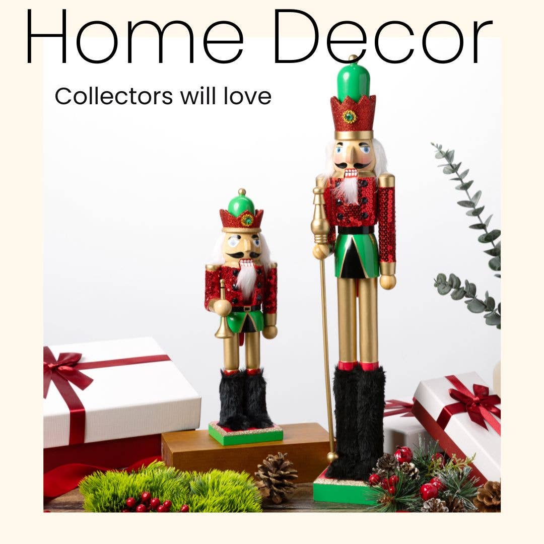Traditional Soldier Nutcracker Suite March Music Box 12 inch