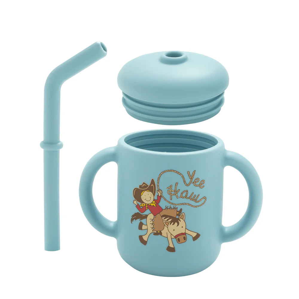 Howdy Cowboy Silicone Sippy Cup