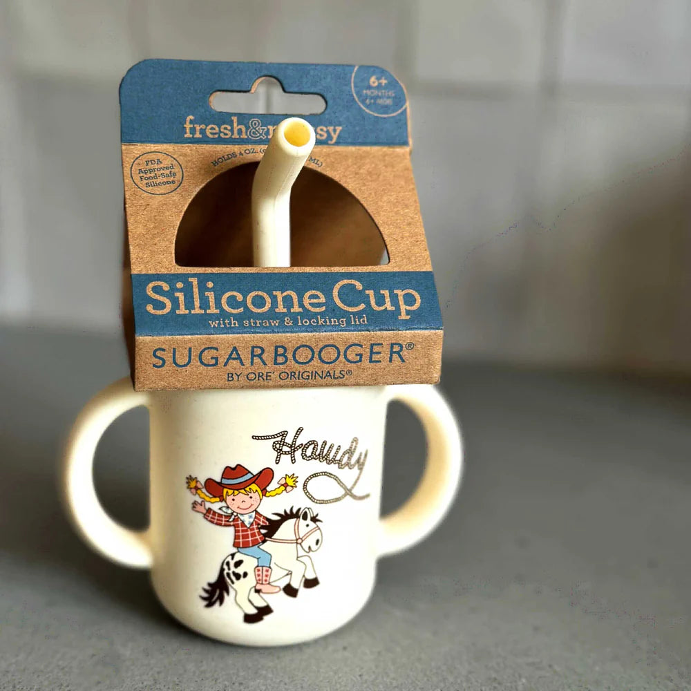 Howdy Cowgirl Silicone Sippy Cup