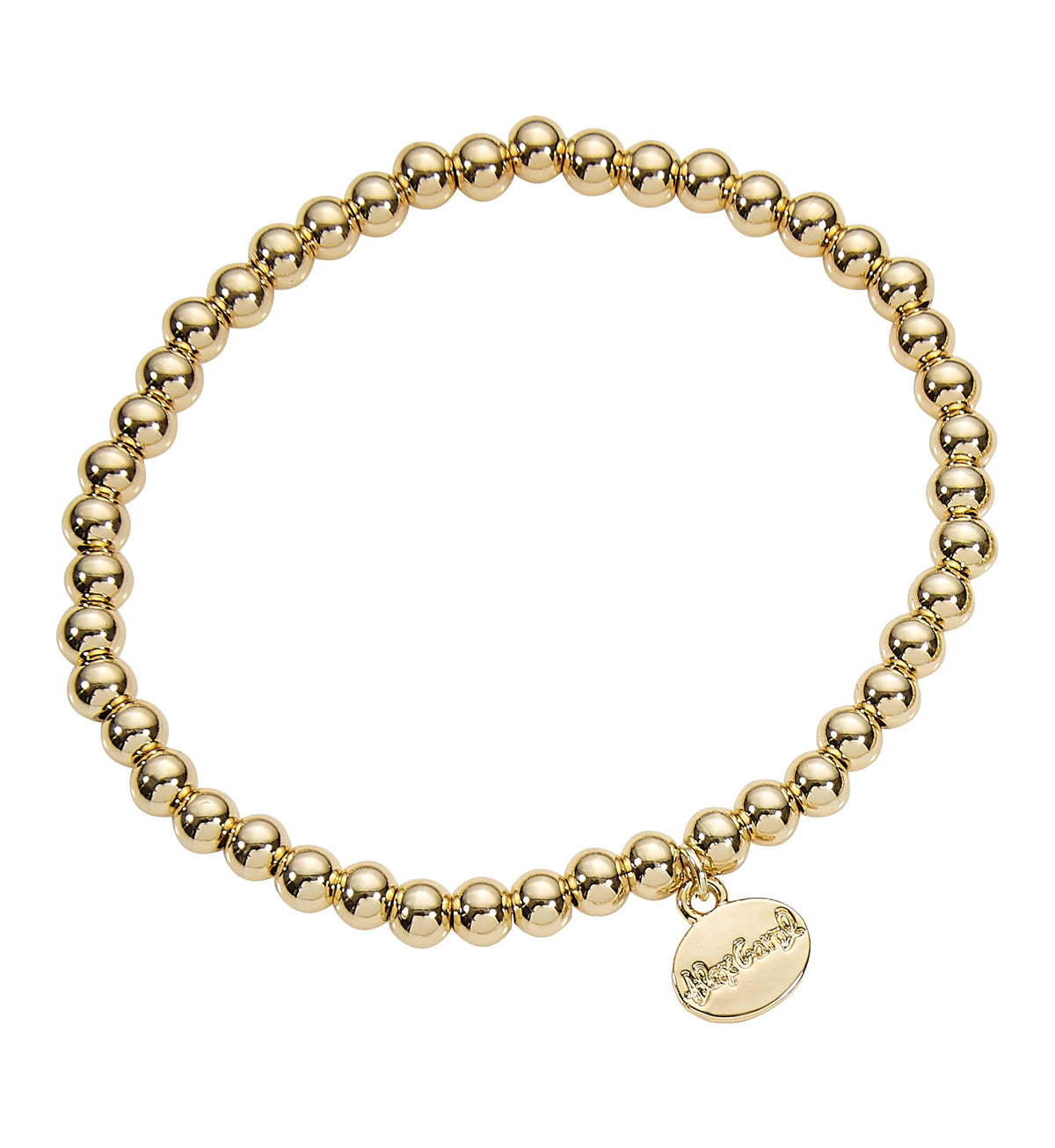 Alex Carol Gold Ball Bracelet-6mm