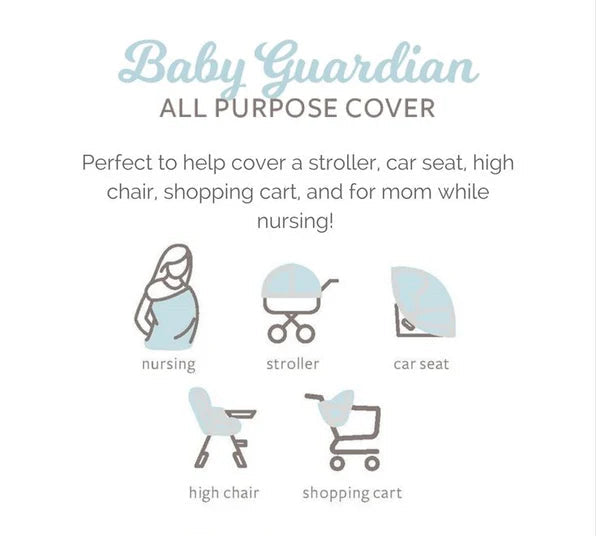 Baby Guardian All Purpose Protective Cover Dusty Rose