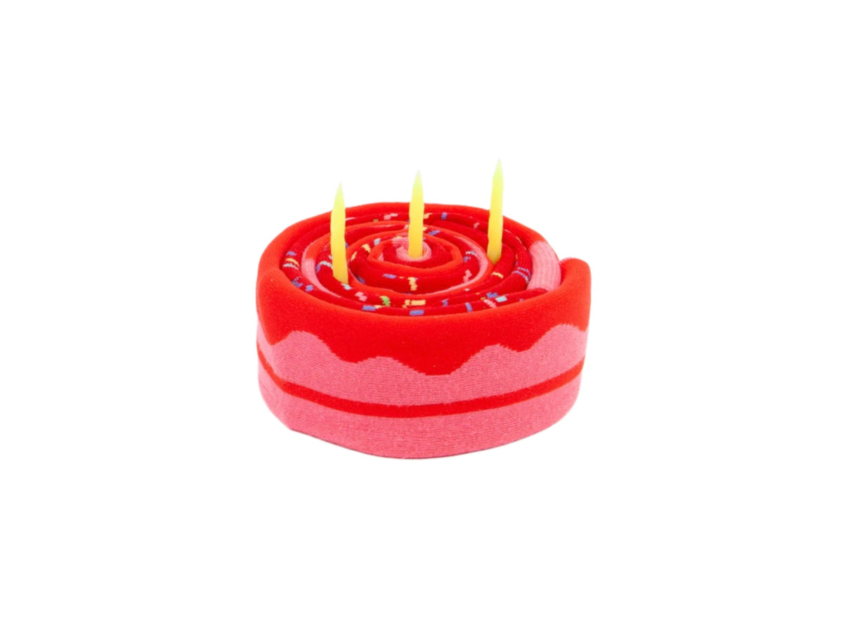 Happy Birthday Socks w/ Candles