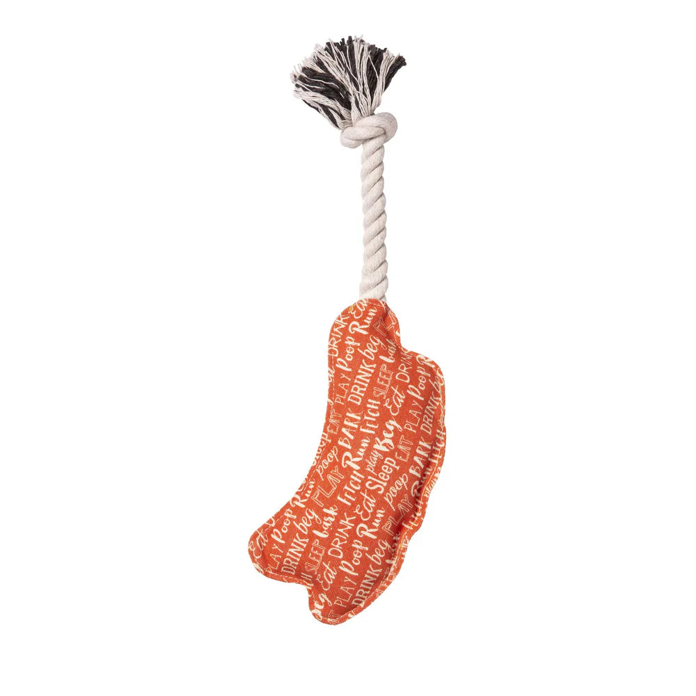 Rope Dog Toy Hot Dog