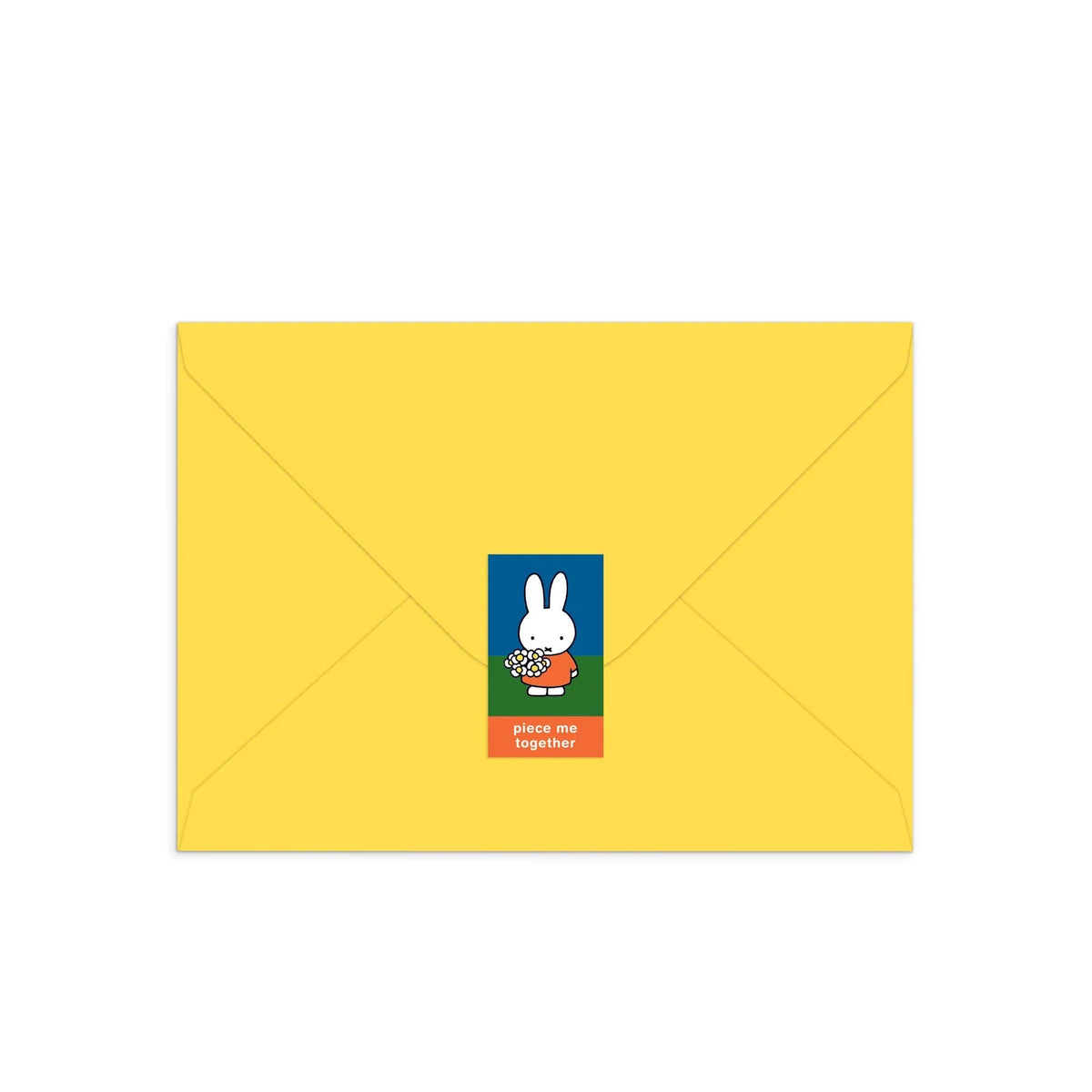 Miffy with Flowers Greeting Card Puzzle