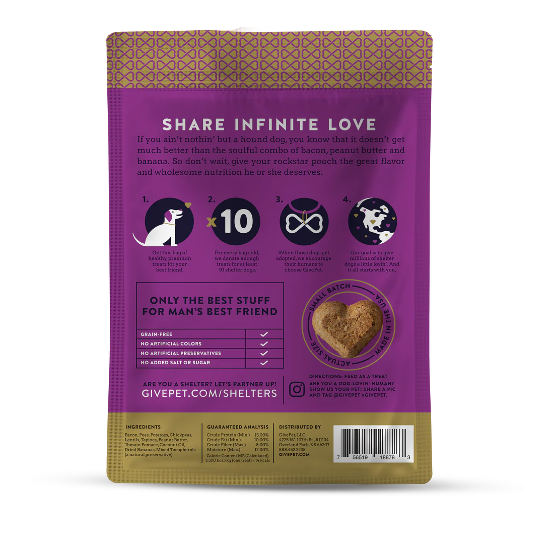 Doghouse Rock Dog Treats 11oz