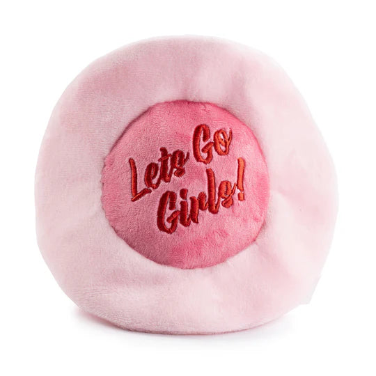 Pink Cowboy Hat Dog Toy