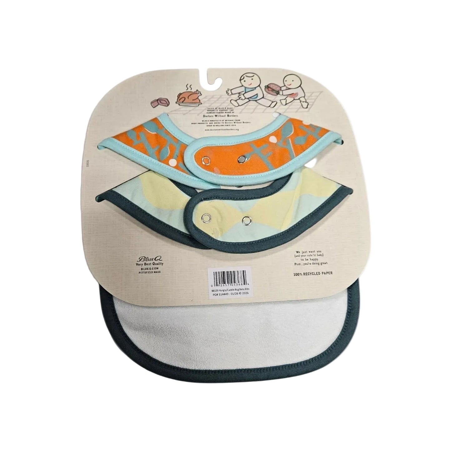 Hangry & Cuddle Bug Baby Bibs