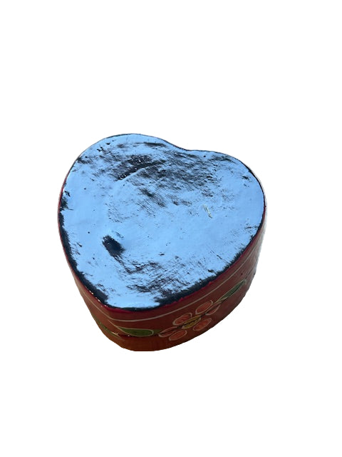 Paper Mache Heart Boxes