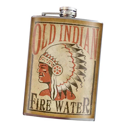 Old Indian Fire Water Flask